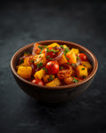Spicy roasted squash salad