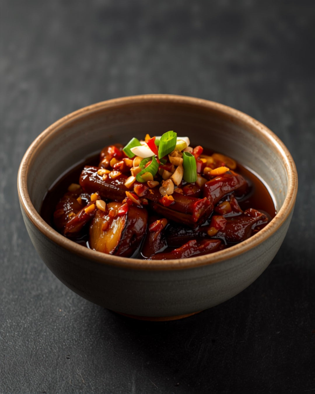 Sichuan Aubergine in chilli bean sauce