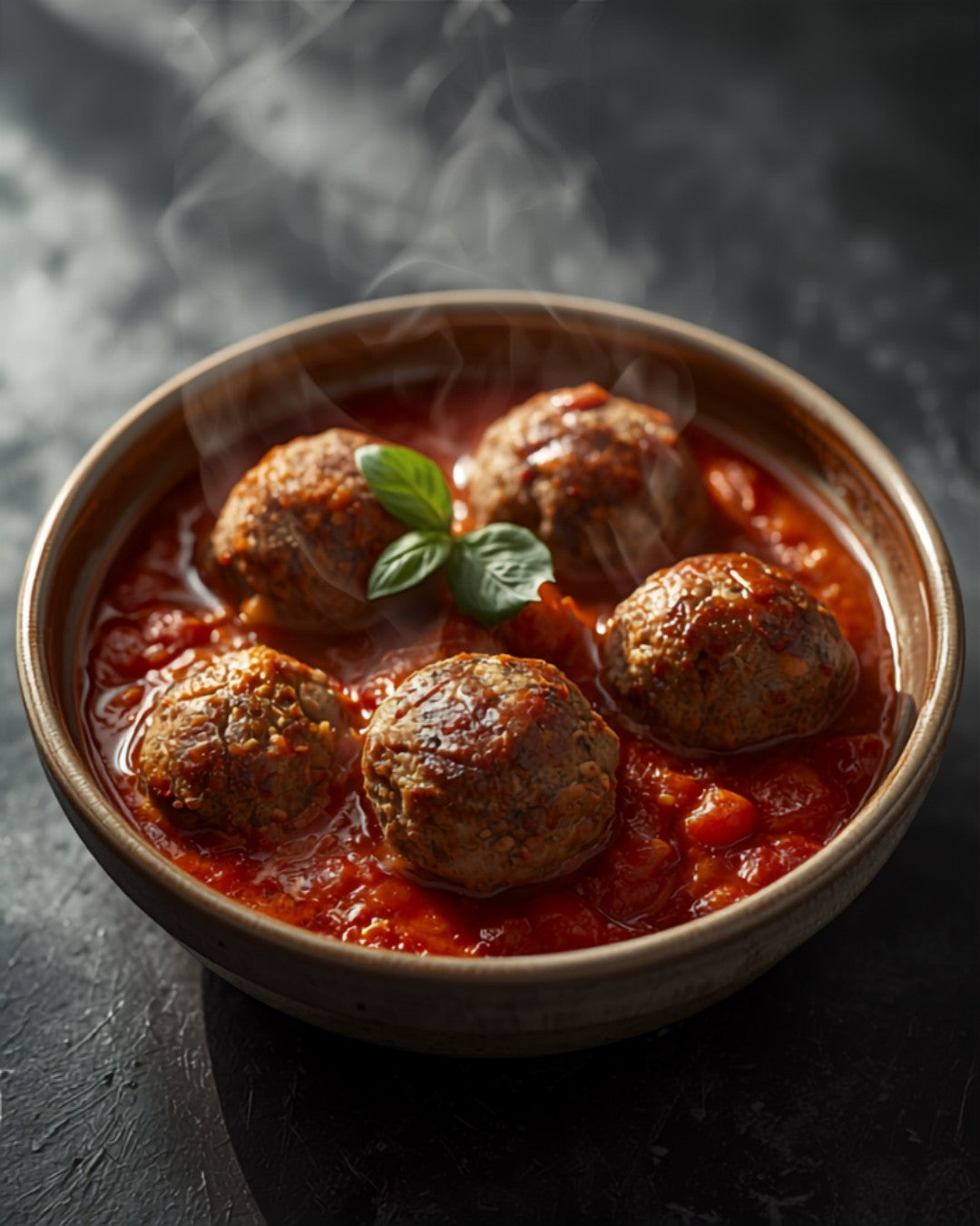Beef and veal meatballs in tomato sauce