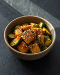 Smacked cucumber salad with sesame