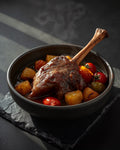 Slow-roasted lamb kleftiko with potatoes and peppers