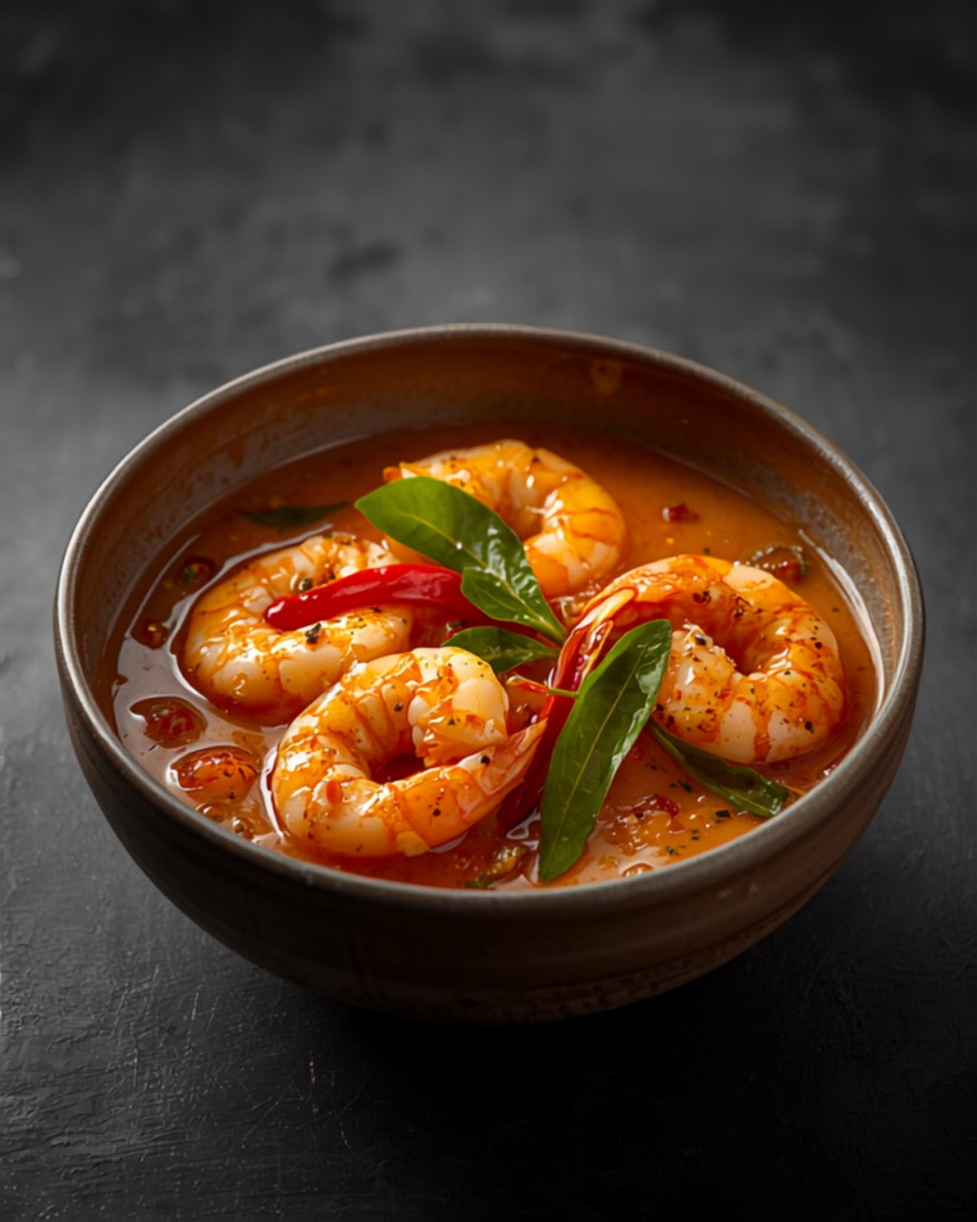 South Indian prawn and coconut curry