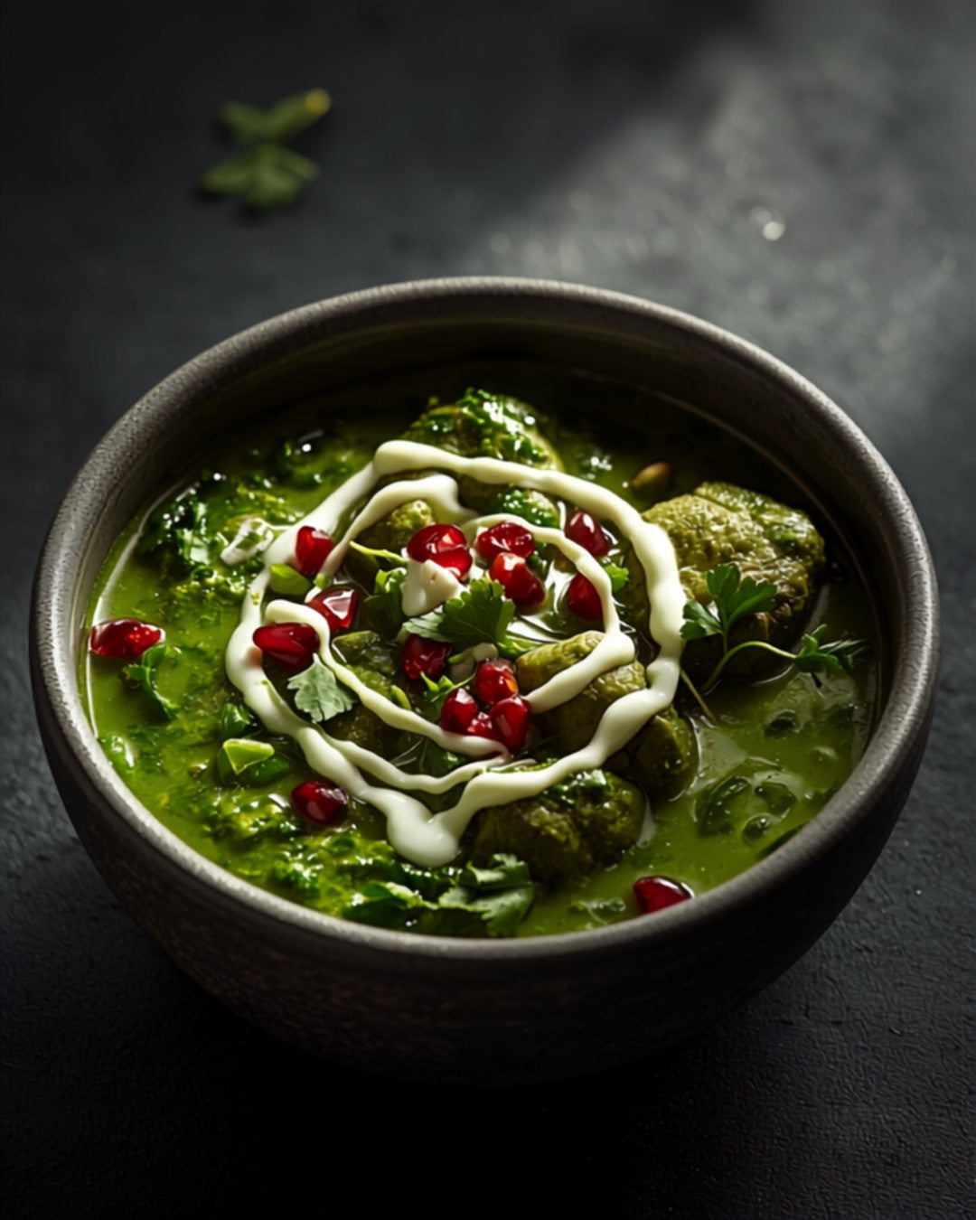 Persian lamb and herb stew with pomegranate